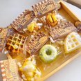 thumbnail image 2 of P3o Ultra-Soft TPR Food Toy Stress Relief Anti-Anxiety Fidget Toy A7q - Chocolate KT Donuts, 2 of 3