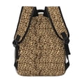 thumbnail image 4 of Disketp Leopard Print Brown Mochila Estampada para Hombre y Mujer – Mochila Ligera Clásica con Múltiples Bolsillos para Universidad, Trabajo y Viajes-One Size, 4 of 5