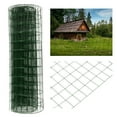 TOOCA 36in x 50ft Garden Fence, Green Vinyl Coated Metal Wire Mesh 16