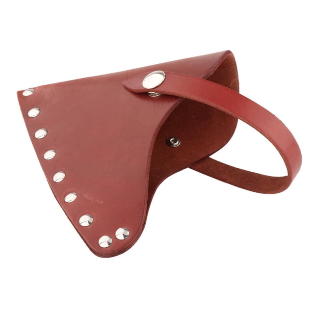 Funda de cuero Macarena ajustable para hacha con soporte para cinturón grande