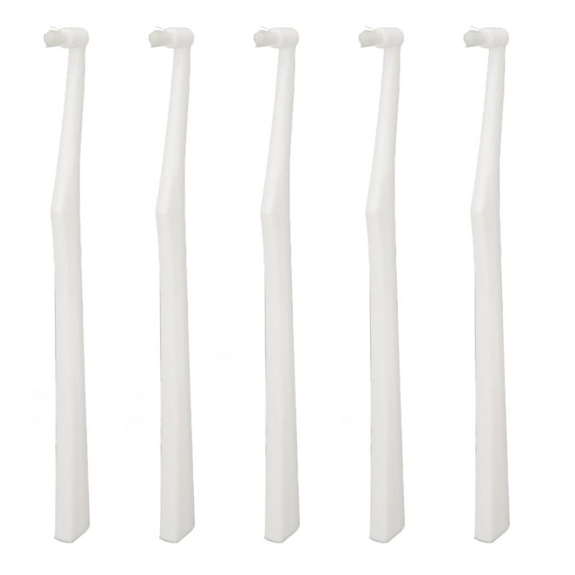 Interdental Tooth Brush,5PCS Tuft Toothbrush Soft Tufted Brush Tuft Tapered Trim Toothbrush Highly Versatile