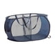thumbnail image 2 of Cesta plegable de la ropa sucia con malla, dos compartimentos y asas para dormitorio, casa, viajes, organizador de cestas de gran capacidad, 2 of 6