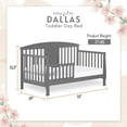 Dream on Me Dallas Toddler Day Bed, Storm Grey