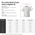 thumbnail image 5 of Lsque Whale And Turtle print Men's Cuban Collar Short Sleeve Shirt Summer Beachwear Casual Button Down Fashionable Vacation Leisure Shirt-Large, 5 of 7