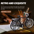 thumbnail image 3 of Miangastore Mini Bike Model Statue Alloy Bike Adornment Mini Bike Sculpture Alloy Bike Ornament, 3 of 8