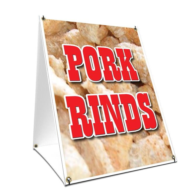 SignMission SBC2436Pork Rinds 24 x 36 in. AFrame Sidewalk Pork Rinds