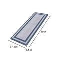 thumbnail image 3 of Elainilye Blue Anti-Fatigue Kitchen Mat, 59x17.7 Inch PVC Non-Slip Standing Mat, Ergonomic Comfort Floor Mat for Sink, Laundry Room and Office, 3 of 6