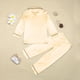 thumbnail image 4 of Gibobby Conjunto de pantalón para bebé Conjunto de pijamas de satén para niños y niñas, camisa para dormir con botones, pantalones largos, ropa de dormir(Dolado, 9-10 Años), 4 of 5