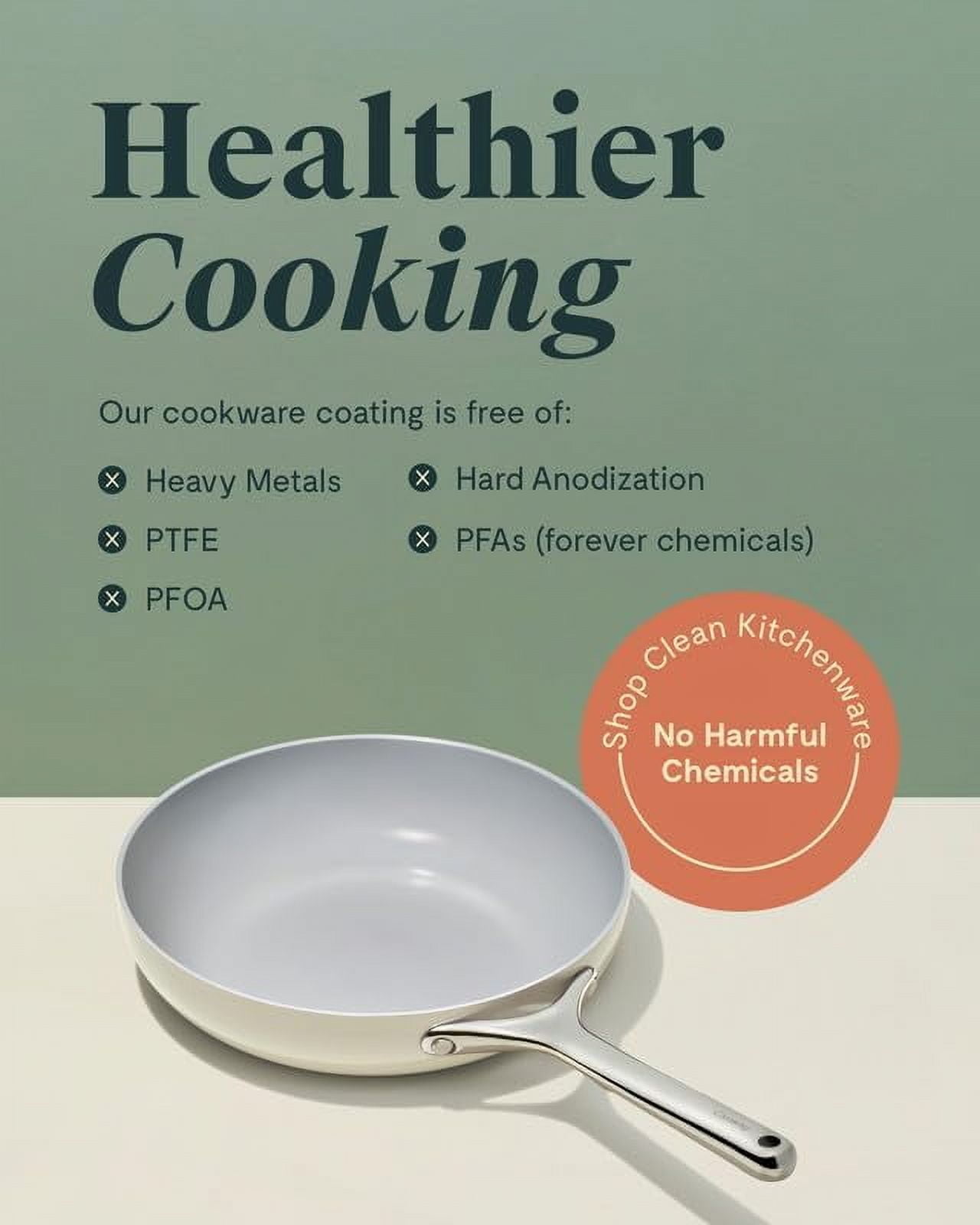 Caraway Ceramic Non-Stick Fry Pan, 10.5"