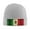 Gray, variant on Retro-Mexico-Sacred Flag Winter Beanie Hats for Men Women Warm Cozy Knitted Cuffed Skull Cap Deep Heather