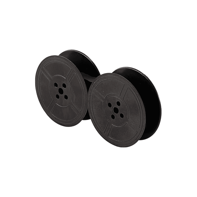5Pcs Typewriter Ribbon Twin Spool Typewriter Ribbon Twin Spool Replacement Pack for Most Typewriter, Black