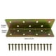 thumbnail image 4 of Soporte de esquina de hierro de 90 grados, resistente, para puestos callejeros, cocinas, camas y muebles grandes. Estructura de metal, fijación segura, plegable y portátil, para oficina., 4 of 8