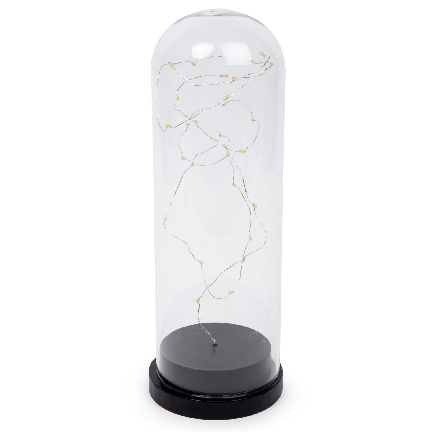 Truu Design Cloche de verre avec guirlande lumineuse à LED