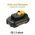 thumbnail image 3 of TurboCell 12V Battery for DeWalt Reciprocating Saws DCS310 DCS310S1 Screwdrivers DCD985B DCF610 DCF610S2, 3 of 5