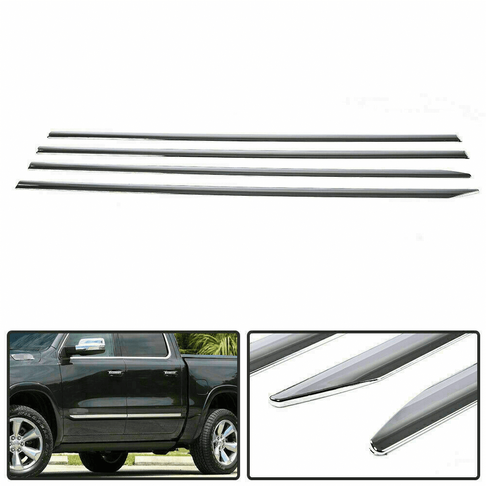 , Chrome Silver 12mm 1/2 inch 18Ft Automotive Car Exterior and Interior Molding Trim Universal Bumper Window Door Body Side and Household Furniture Surfaces Decorative Strip Scratch-Proof 