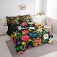 thumbnail image 3 of Castle Fairy Cartoon Butterflies Bird Bedding Comforter Set,Flowers Queen Bedding Sets, 3 of 8