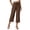 29# Brown, variant on Capris for Women with Pockets Petite Pants Drawstring Casual Pull on Palazzo Trousers with Pockets Loose High Waisted Wide Leg Lounge Pants Navy S