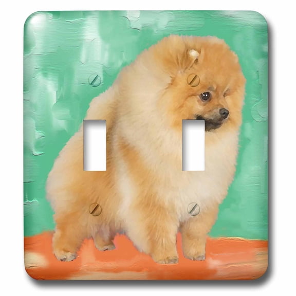 3dRose, Pomeranian, double toggle switch