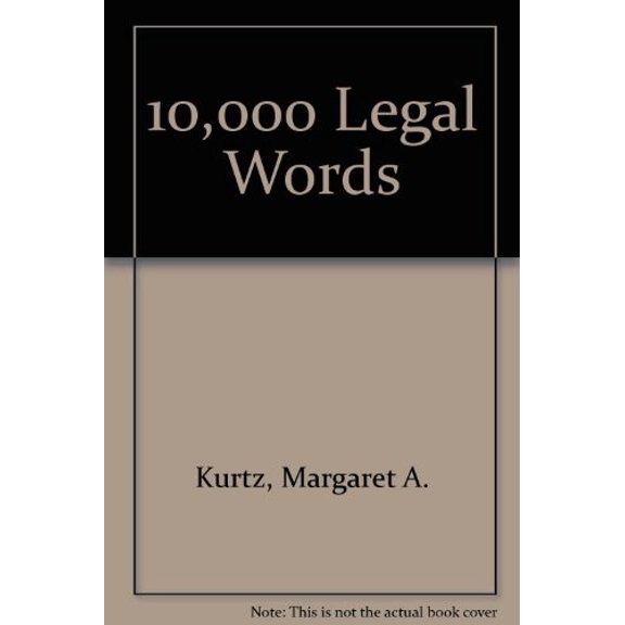 Pre-Owned 10,000 Legal Words (Hardcover) 0070356459 9780070356450