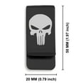 thumbnail image 2 of Stainless Steel Punisher Classic Slim Money Clip Credit Card Holder, 2 of 2
