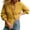Yellow, variant on Wancir Women's 2024 Fall Long Sleeve Sweater Cardigan Cable Knit Open Front Button Outwear Coats