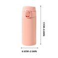 thumbnail image 2 of NSESSHome Portable and Stylish 320ml Stainless Steel Insulated Water Bottle with Ergonomic Handle, Bounce Cover and 12 Hour Temperature Control for Men and Women, 2 of 6