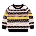 thumbnail image 2 of Esaierr kids Boys Pullover Sweater Toddler Long Sleeve Sweater Knit Sweater Fall Winter Warm Clothes for 5-12Y, 2 of 5
