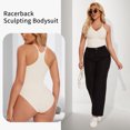 thumbnail image 3 of COMFREE Bodysuit for Women Tummy Control Shapewear Racerback Body Shaper Tank Top, 3 of 6