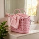 thumbnail image 4 of Cesta de almacenamiento de baño de plástico P Cesta de baño portátil Cesta de baño de plástico para baño Cesta de lavado de baño Cesta de almacenamiento Cesta de baño Organizadores y almacenamiento de, 4 of 6