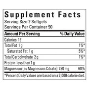 Nature Made Magnesium Citrate 250 mg., 180 Count