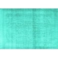 thumbnail image 1 of Ahgly Company Indoor Rectangle Persian Turquoise Blue Traditional Area Rugs, 6' x 9', 1 of 4