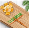 thumbnail image 2 of Herramienta para pelar cítricos, 20 piezas de plástico, cortador de cáscara de pomelo y limón, removedor de rebanador de verduras fácil de abrir, accesorios de cocina, Gadgetsverde+naranja, 2 of 4