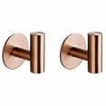 thumbnail image 1 of Stainless Steel Bathroom Hooks, Heavy Duty Coat Hooks for Kitchen, Living Room, Hotel, 2 Pack, 1 of 5