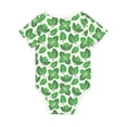 thumbnail image 6 of Rocae Green Leaves for Baby Cotton Short-Sleeve Bodysuits for Unisex Onesies Bodysuit-3 Months, 6 of 7
