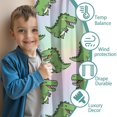 thumbnail image 3 of Blackout Kids Curtains,Cute Green Dinosaurs Gradient Pattern Childrens Insulated Curtains Set Of 2,Bedroom Essentials,Toddler Room Decor 42"x63", 3 of 5