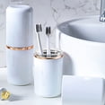 thumbnail image 1 of Toothbrush Storage,Travel Toothbrush Cup Set Toothbrush Holder Toothbrush Cup Revolutionary Design, 1 of 7