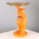 thumbnail image 1 of Escultura de oso de estilo nórdico Cola con bandeja para llaves Naranja, 1 of 7