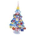 thumbnail image 3 of Decoración navideña, árbol de Navidad de fieltro desmontable, juego de árbol de Navidad, juego de fieltro navideño de alta capacidad, 3 of 9