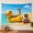 A, variant on XaaKee Large Tapestry Golden Retriever Chill High-Quality Polyester Room Tapestry 60x40Inch