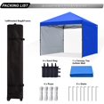 thumbnail image 5 of ABCCANOPY 10ft x 10ft Easy Pop up Outdoor Canopy Tent With 2 Side Walls, Blue, 5 of 5