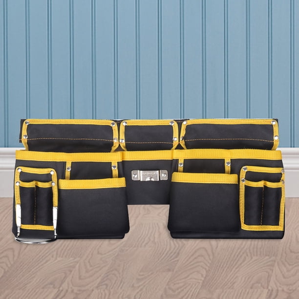 Bolsa de almacenamiento de herramientas de tela Oxford Cinturón ajustable para carpinteros y constructores