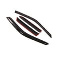 thumbnail image 2 of Tuningpros WD2-038 Outside Mount Window Visor Deflector Rain Guard Dark Smoke 4 Pcs Set For 1988-1996 Chevrolet Corsica, 2 of 5