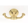thumbnail image 4 of Alno A6784-PB/NL Charlies 4-1/2" W Traditional Double Prong Solid Brass Wall Mounted, 4 of 8