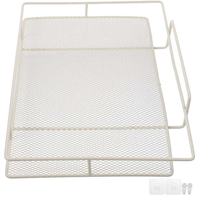 OULII Wall Shelving 1Pack 31X20X3CM In Size Iron Material No Drilling For Set Top Box And Router Space Saving
