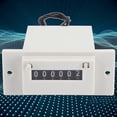 thumbnail image 3 of CSK6-YKW Electromagnetic Counter 6 Digit Electronic Pulse Counter DC 12V, 3 of 4