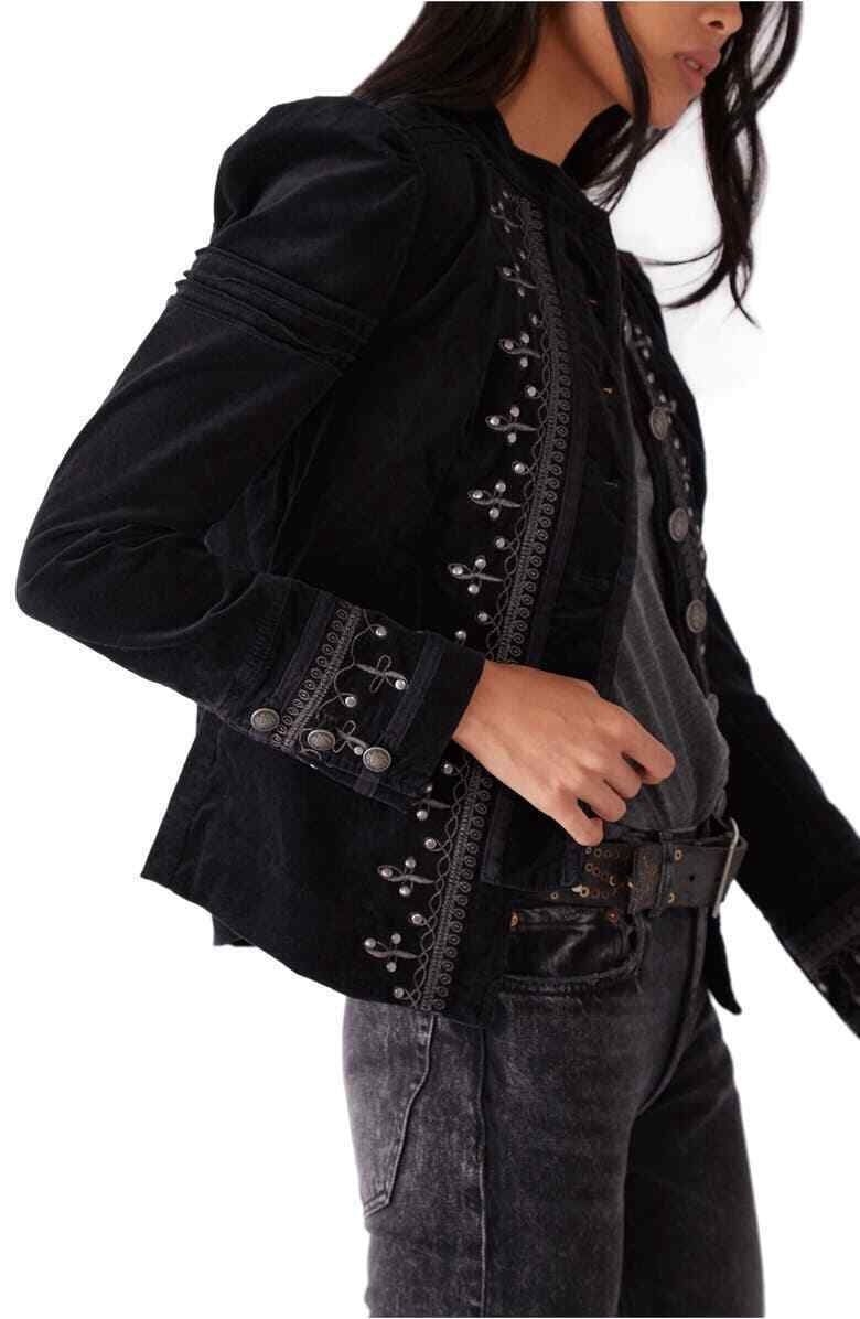 Free People Women Maven Pintuck Jacket 