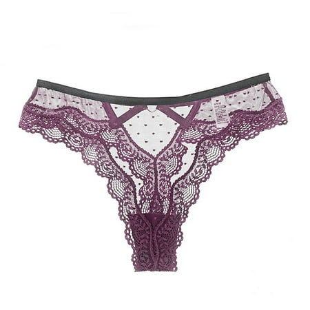 

GWAABD Seamless Women Panties Seamless Underwear for Women No Show Bikini Panties Lace Ladies High Cut Hipster Stretch