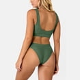 thumbnail image 4 of WREESH Women'S Split Swimsuit Casual Solid Swimsuit, 4 of 6