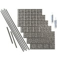 thumbnail image 1 of FASÄDE Traditional Style 1 Decorative Vinyl Backsplash 15 sq ft Kit in Galvanized Steel, 1 of 6