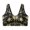 Black, variant on BRGZLK Women Front Button Bras Everyday Sports Bras Fashion Floral Print Convenient Snap Comfort Wireless Lift Breathable Embossed Jacquard Bras Black XXXL